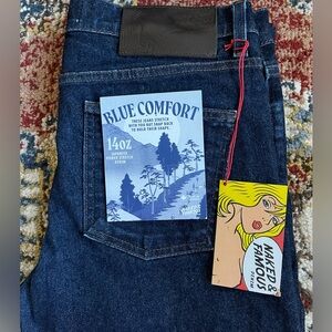 Naked & Famous Denim Blue Skinny Jeans